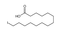 14-iodotetradecanoic acid结构式