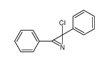 2-chloro-2,3-diphenylazirine Structure