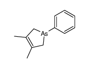 1-phenyl-3,4-dimethyl-3-arsolene Structure