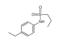 1-Propanesulfonamide,N-(4-ethylphenyl)-(9CI)结构式