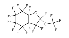 perfluoro(6-methoxy-7-oxabicyclo[4.3.0]nonane) Structure