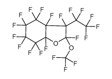 perfluoro(8-methoxy-9-ethyl-7-oxabicyclo[4.3.0]nonane) Structure