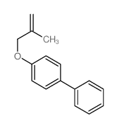 1,1-Biphenyl, 4-[ (2-methyl-2-propenyl)oxy]- structure