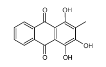 1,2,4-trihydroxy-3-methyl-anthraquinone结构式