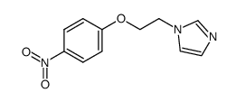 1-[2-(4-nitro-phenoxy)ethyl]-1H-imidazole结构式