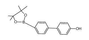 4'-(4,4,5,5-Tetramethyl-1,3,2-dioxaborolan-2-yl)biphenyl-4-ol Structure