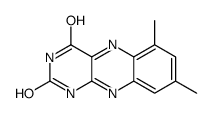 6,8-dimethyl-1H-benzo[g]pteridine-2,4-dione结构式