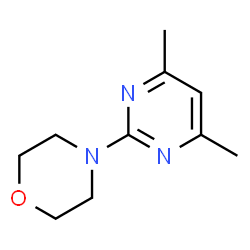 4-(4,6-dimethylpyrimidin-2-yl)morpholine结构式