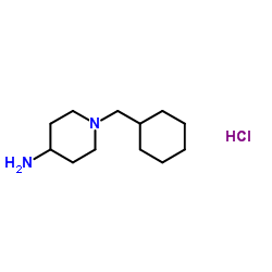 1-(Cyclohexylmethyl)piperidin-4-amine dihydrochloride structure