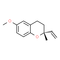 2H-1-Benzopyran,2-ethenyl-3,4-dihydro-6-methoxy-2-methyl-,(2R)-(9CI) structure