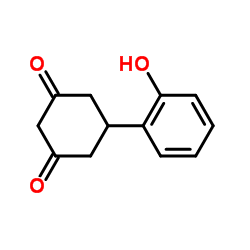 5-(2-Hydroxyphenyl)-1,3-cyclohexanedione Structure