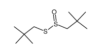S-(2,2-dimethylpropyl) 2,2-dimethylpropanethiosulfinate结构式