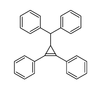 1,2-diphenyl-3-benzhydryl cyclopropene Structure