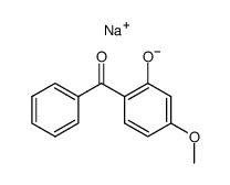 sodium 2-hydroxy-4-methoxybenzophenonate Structure