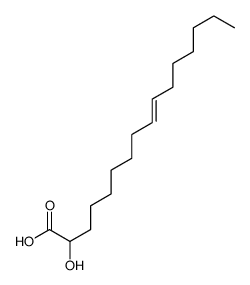 2-hydroxyhexadec-9-enoic acid结构式