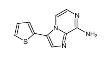 3-thiophen-2-ylimidazo[1,2-a]pyrazin-8-amine Structure