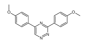 3,5-bis(4-methoxyphenyl)-1,2,4-triazine Structure