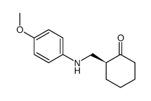 (2S)-2-(4-methoxyphenylaminomethyl)-1-cyclohexanone Structure