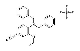 4-(dibenzylamino)-3-ethoxybenzenediazonium,tetrafluoroborate结构式