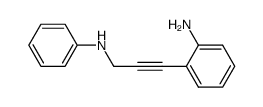 2-(3-pheylaminoprop-1-ynyl)aniline结构式