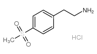 2-[(4-METHYLSULFONYL)PHENYL]ETHYLAMINEHYDROCHLORIDE structure