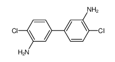 4,4'-dichloro-biphenyl-3,3'-diyldiamine Structure