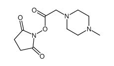 (2,5-dioxopyrrolidin-1-yl) 2-(4-methylpiperazin-1-yl)acetate结构式