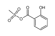 2-hydroxybenzoic methanesulfonic anhydride Structure