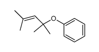 phenyl-(1,1,3-trimethyl-but-2-enyl)-ether结构式
