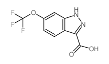 6-三氟甲氧基-3-吲唑羧酸结构式