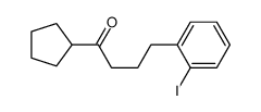 1-cyclopentyl-4-(2-iodophenyl)butan-1-one Structure