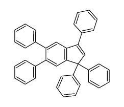 1,1,3,5,6-pentaphenyl-indene Structure
