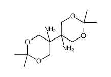 2,2,2',2'-tetramethyl-[5,5'-bi(1,3-dioxane)]-5,5'-diamine Structure