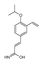 3-(3-ethenyl-4-propan-2-yloxyphenyl)prop-2-enamide结构式