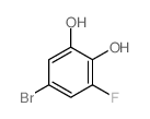 5-溴-3-氟苯-1,2-二醇结构式