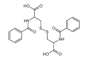 N,N'-dibenzoyl-cystine Structure