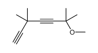 6-methoxy-3,3,6-trimethylhepta-1,4-diyne Structure