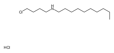 N-(4-chlorobutyl)decan-1-amine,hydrochloride Structure