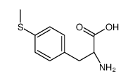 (2S)-2-amino-3-(4-methylsulfanylphenyl)propanoic acid结构式