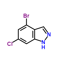 4-Bromo-6-chloro-1H-indazole structure