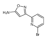 3-(6-BROMO-PYRIDIN-2-YL)-ISOXAZOL-5-YLAMINE structure