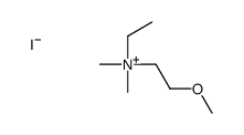 ethyl-(2-methoxyethyl)-dimethylazanium,iodide Structure