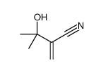 3-hydroxy-3-methyl-2-methylidenebutanenitrile Structure