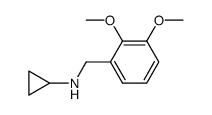 N-(2,3-dimethoxybenzyl)cyclopropanamine Structure