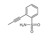 Benzenesulfonamide, 2-(1-propynyl)- (9CI)结构式