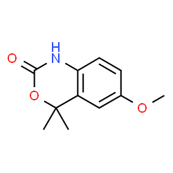 2H-3,1-Benzoxazin-2-one,1,4-dihydro-6-methoxy-4,4-dimethyl-(9CI)结构式