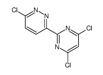 4,6-dichloro-2-(6-chloropyridazin-3-yl)pyrimidine Structure