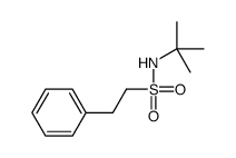 N-tert-butyl-2-phenylethanesulfonamide结构式