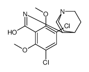 N-(1-azabicyclo[2.2.2]octan-3-yl)-3,5-dichloro-2,6-dimethoxybenzamide Structure