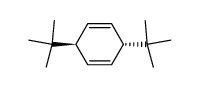 3,6-Di-tert-butyl-cyclohexa-1,4-diene结构式